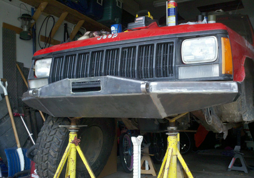8401 Jeep Cherokee (XJ) Front Winch Bumper Flatland4x4